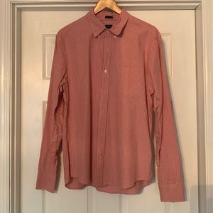 J crew mens long sleeve button dress shirt